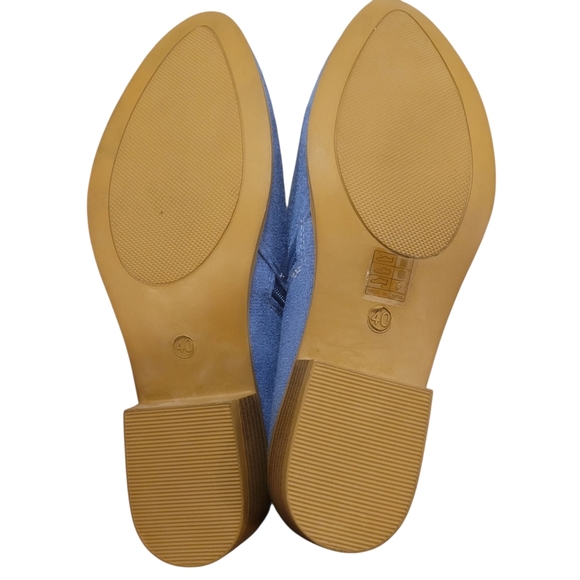 Womens Short Boots Chunky Block Heel SZ 8 - Picture 5 of 7